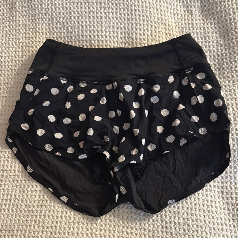 Outdoor Voices Black and White Polka Dot Women's Shorts